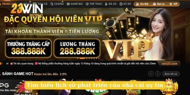 Tìm hiểu lịch sử phát triển của nhà cái uy tín